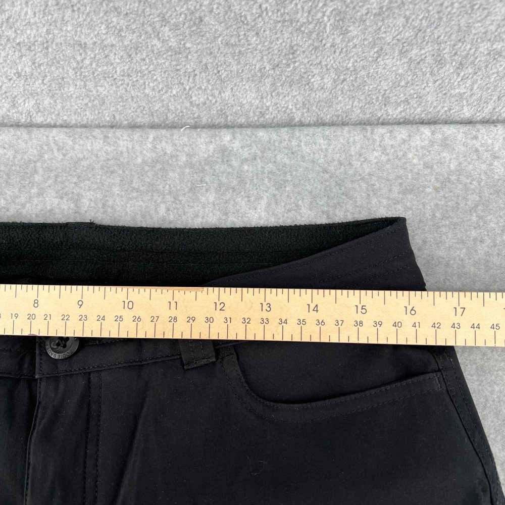Eddie Bauer Guide Pro Fleece Lined Pants Womens 10 Black D3261024 Hiking Outdoor - Picture 4 of 12